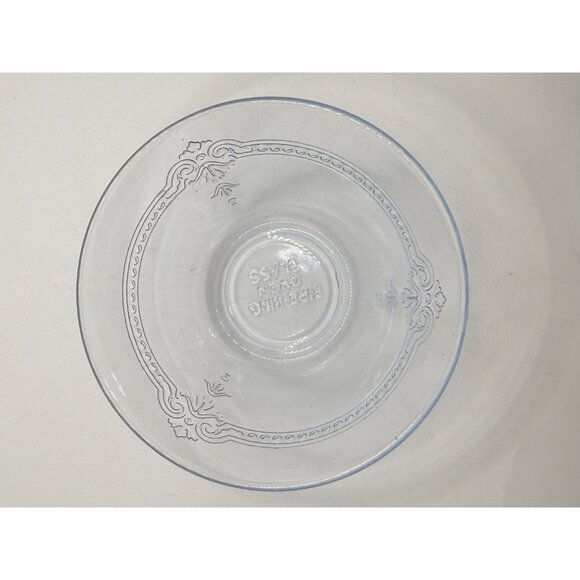 Fire-King Sapphire Blue Philbe Custard Cups – 6 oz, 4” × 2” – Set of 5 – Anchor - Picture 5 of 10